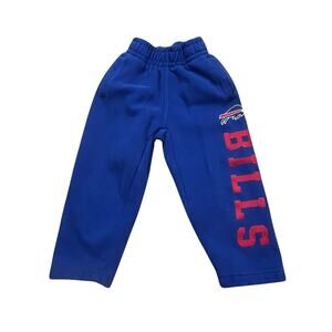 NFL Team Apparel Buffalo Bills Toddler 2T Fleece‎ Sweatpants Blue Football Pants